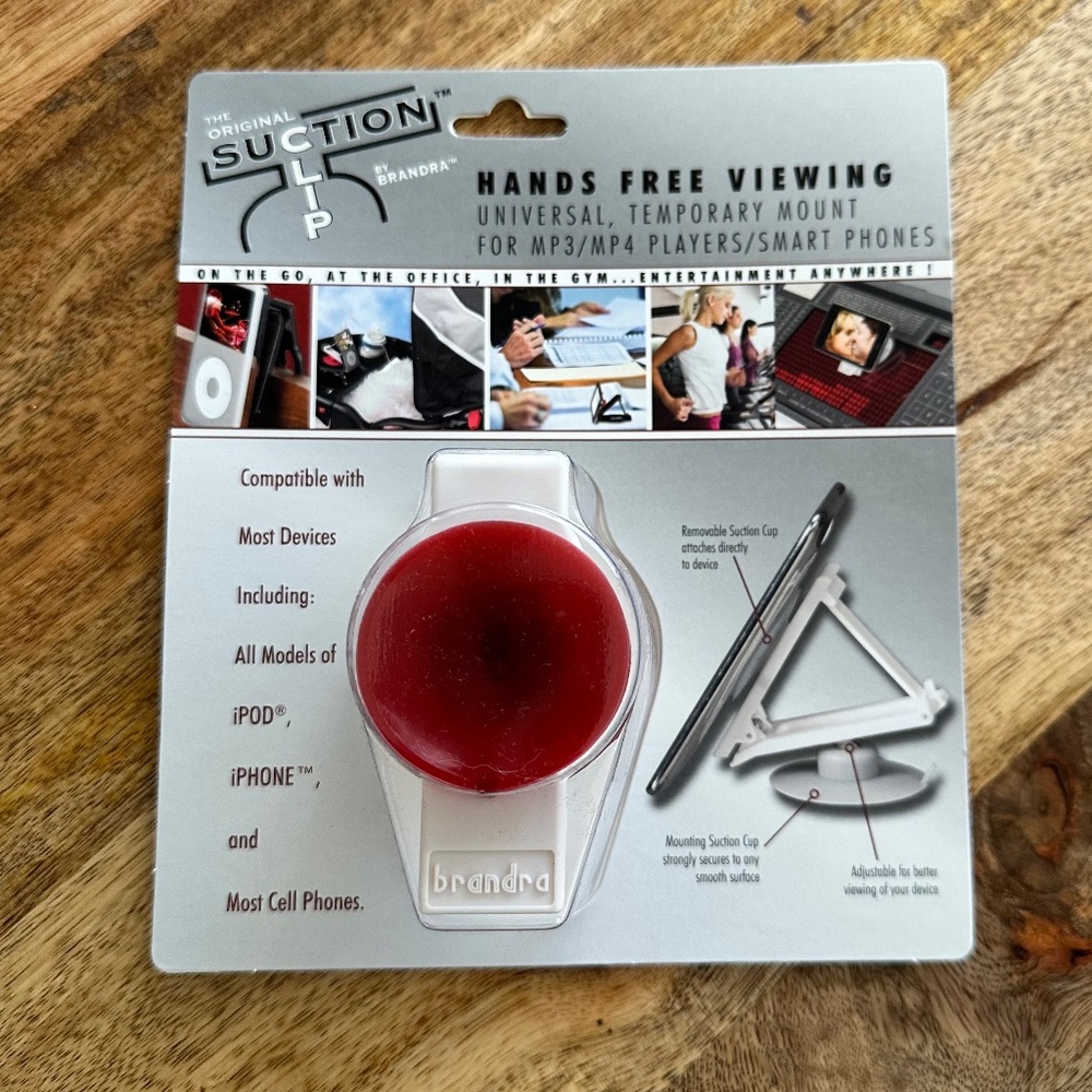 "Hands-Free on the Go: The Dual Suction Cup Cell Phone Mount with Hidden Stand"